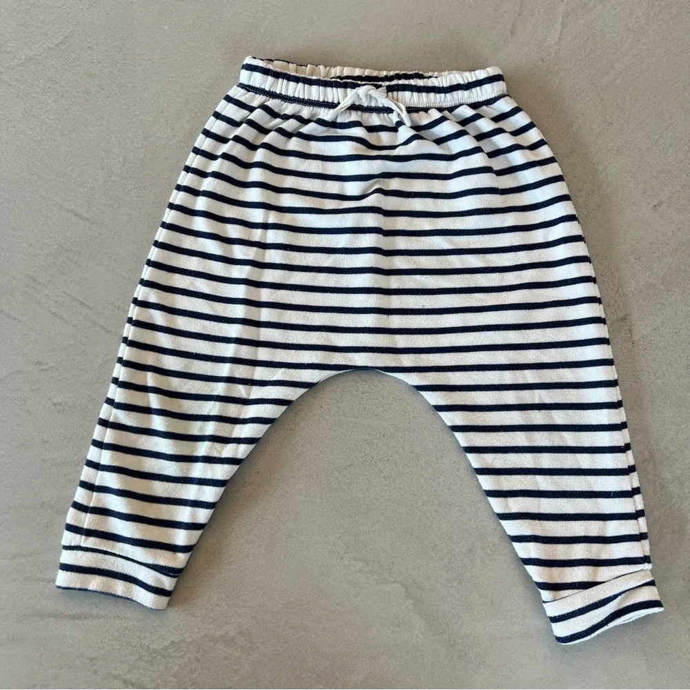 Old‎ Navy Navy Blue and White Stripe Joggers 18-24m